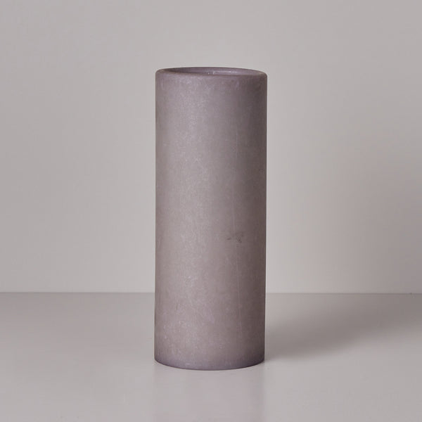 Grey Pillar Candle Inch