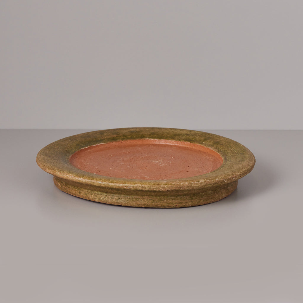 Aged Terra Cotta Saucer