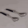 Silver Salad Servers -  fork and spoon