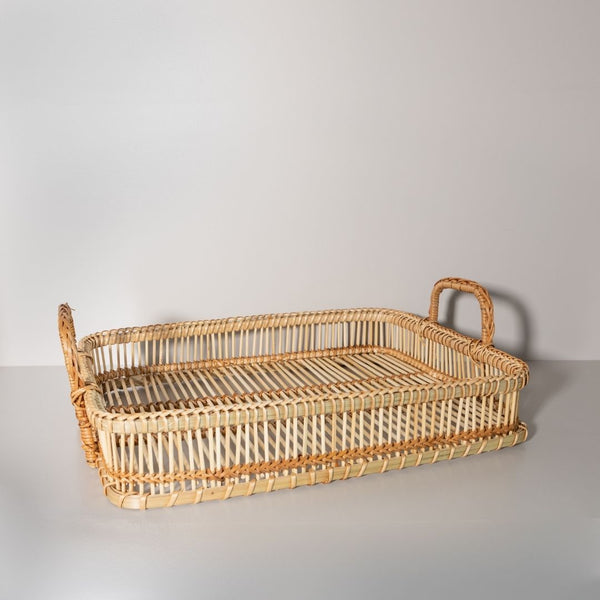 Cane Tray - Basket Boho Style