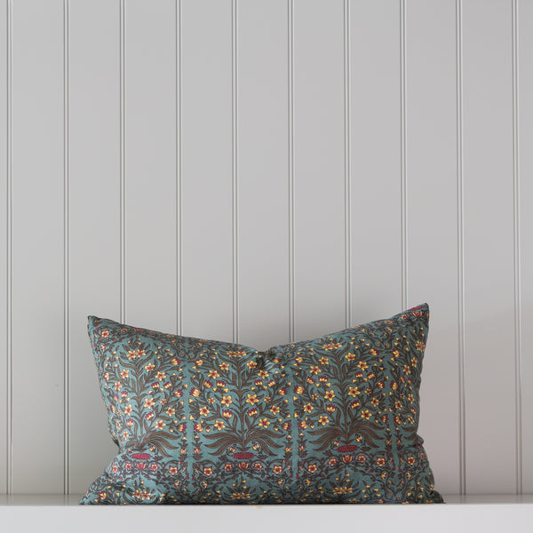 Floral Green Pillow