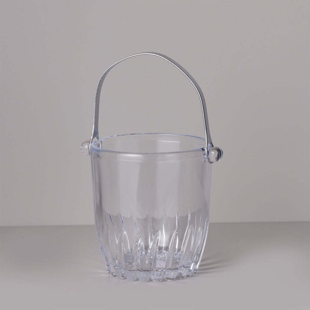 Glass Ice Bucket with handles